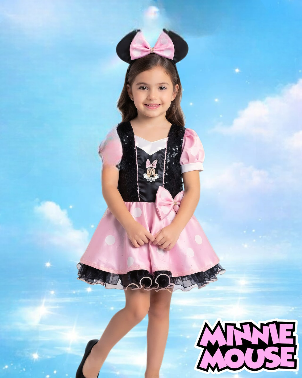 Disfraz de Minnie Mouse Rosado